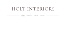 Tablet Screenshot of holt-interiors.com